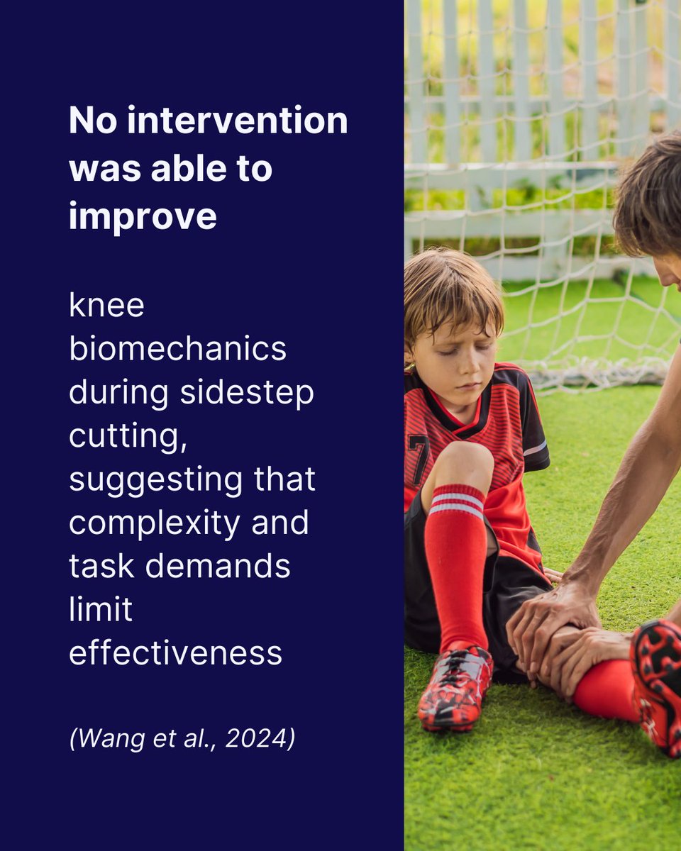 🧠 Why aren’t ACL programs working for sidestep cutting?⁠
⁠
🔗 app.physiotutors.com/research-revie…
⁠
#acl #cuttingmovements #injuryprevention #sportsrehab #kneesafety #sportscience #physiotherapy #physicaltherapy #aclrehab #physiotutors