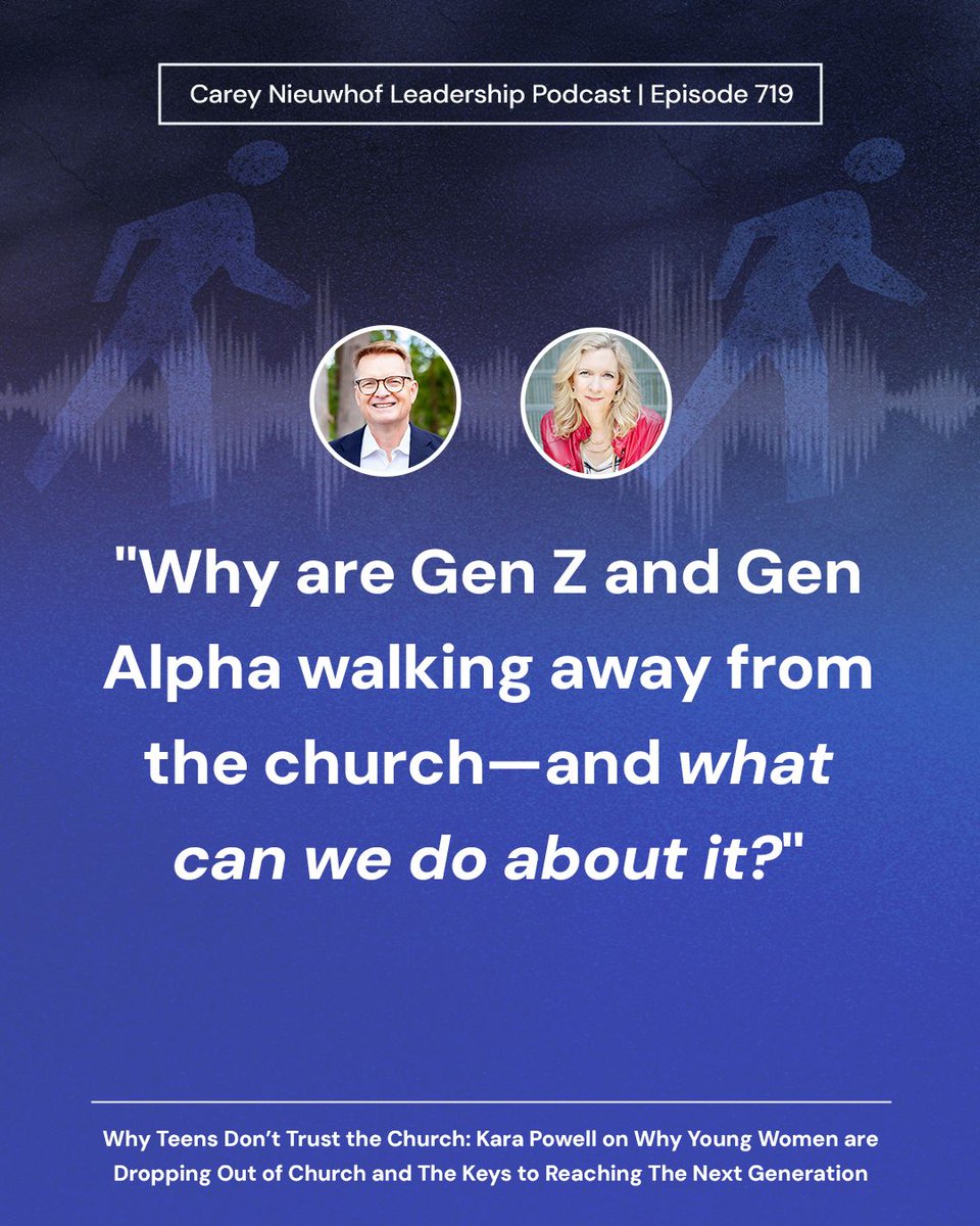 Kara Powell (co-author of Future-Focused Church) joins <a href="/cnieuwhof/">Carey Nieuwhof</a> to talk about leading with courage, reaching the next gen, and why the Church's future is more hopeful than headlines suggest.
🎧 bit.ly/4jdRQ3A
📺 youtu.be/5GFjD6c_eYE