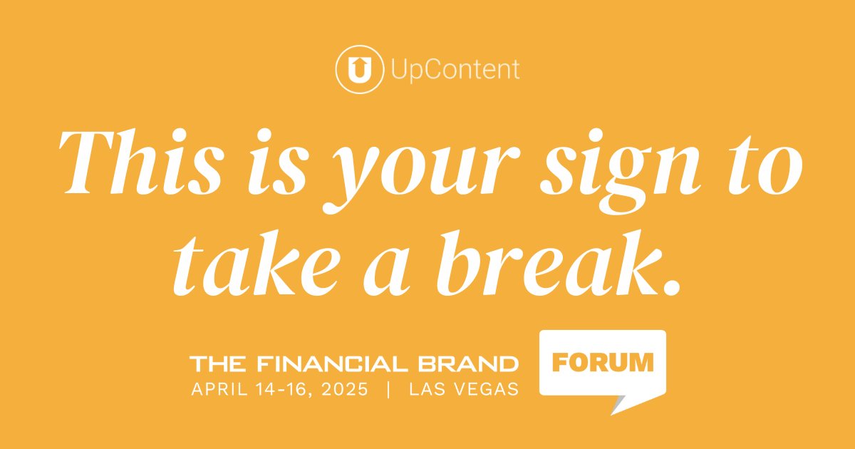 👀 Tired of small talk and sales demos?

Same. That’s why we created the UpContent Lounge—your quiet corner of calm at LI Bristlecone Foyer. Come relax, refresh your devices (and your brain), and enjoy the most peaceful booth at #FinancialBrandForum.
