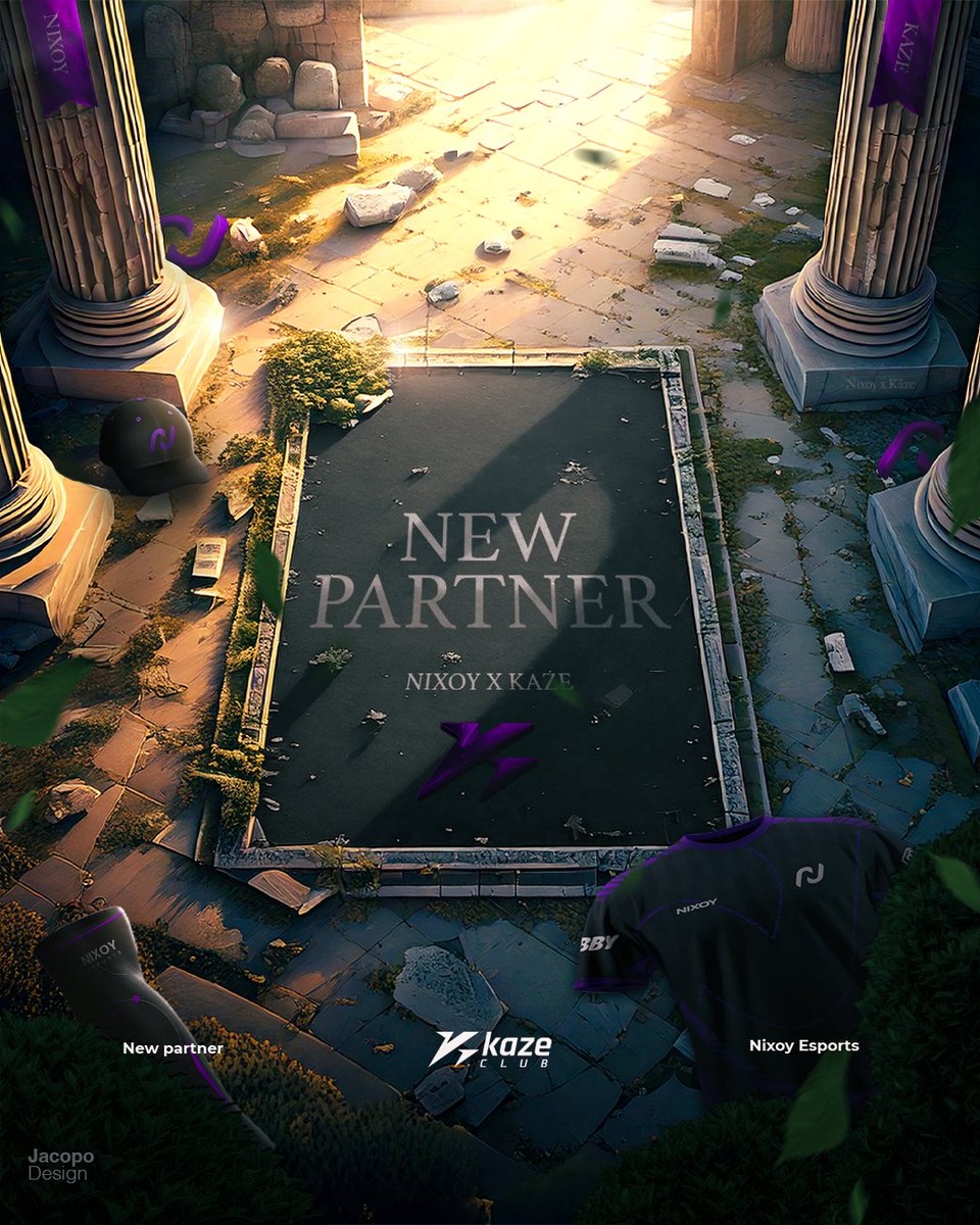 We are thrilled to announce our new partnership with Kaze Club – the new official apparel partner of Nixoy Esports!

From today, our players take to the field with a renewed style, signed by a brand that shares our passion for competition, originality and gaming culture.
And
