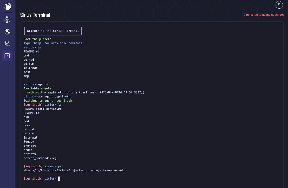 The <a href="/Sirius_Scan/">Sirius Scan</a> agent has awoken! I swear it's not a C2!!!
