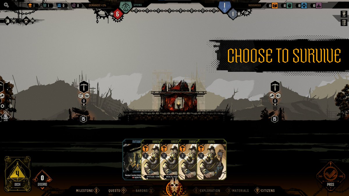 It all starts with the Heart of the Ironhive and a handful of citizens. Each card you play is a choice. A choice to survive.

#indiegame #citybuilder #deckbuilder #darkfantasy #steamgames #ironhive