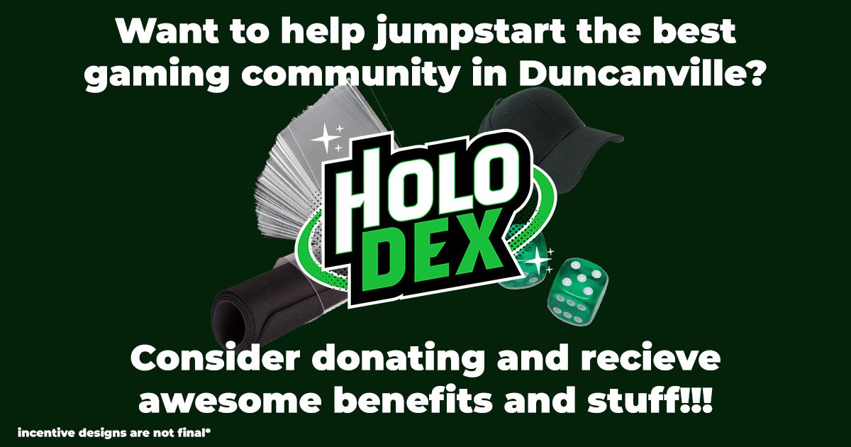 HolodexLLC's tweet photo. As we gear up for the grand opening of our physical location, we are offering some incentives for those of you who would like to give a bit extra! Donating is not required. But we appreciate every little bit as we head towards launch! Feel free to reach out with any questions! https://t.co/SUoXRaiRXB