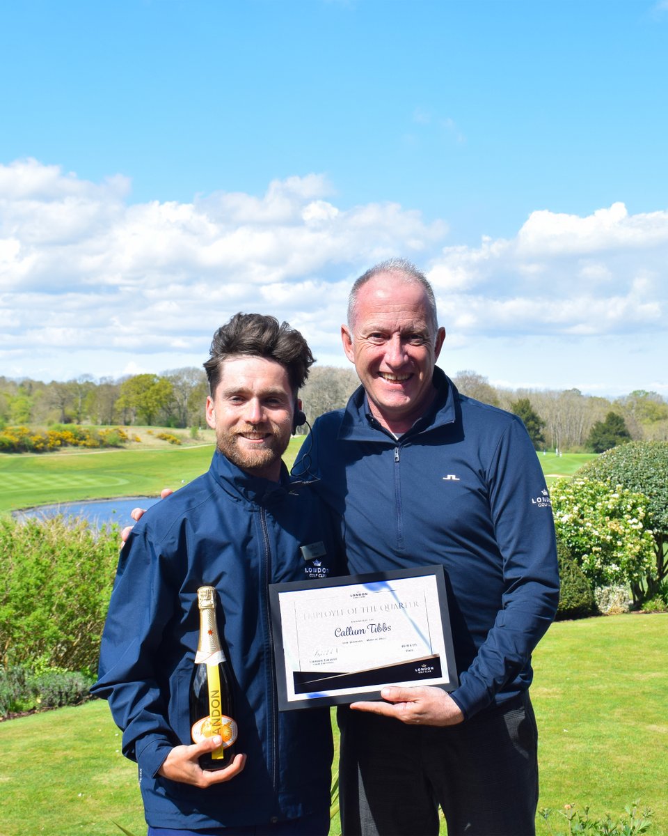 Congratulations to Assistant Trainee PGA Professional, Callum Tibbs, for being voted employee of the quarter for January-March 2025! 🎖

#LondonGolfClub