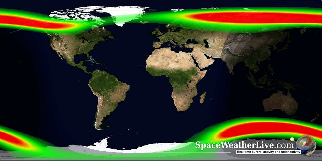 🚨✨ Alerte aux aurores : l’activité géomagnétique se renforce très fortement. Nous venons de franchir le seuil d’une tempête G3, et le Bz est toujours ancré au Sud !
Tout ceci arrive peut être un peu tôt, la nuit est encore loin pour l’Europe… On croise les doigts !