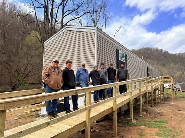 WVOAD's tweet photo. SUCCESS STORY

Wonderful news on a project providing a family in need with a brand new home! Decking is complete and it's time to move in! More news and details on this story later this week! #wvvoad #collaboration #members #recovery https://t.co/IaSwjJzBBm