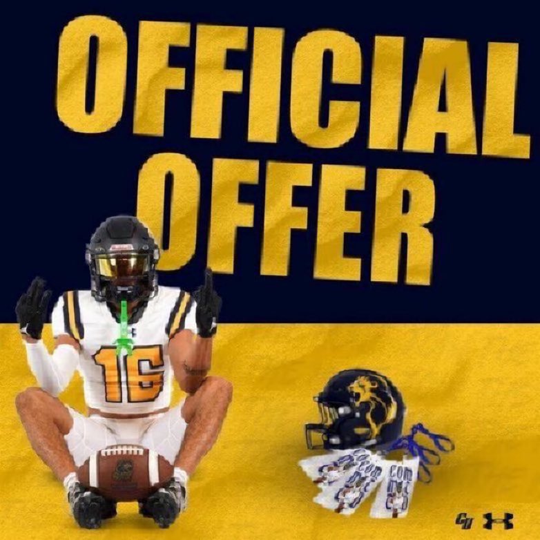 Antwone Richardson (@antwone__51) on Twitter photo After some great conversations with <a href="/CoachBillLang/">Bill Lang</a> I am blessed to receive a offer from Clarke University <a href="/ClarkePrideFB/">Clarke Pride Football</a> <a href="/ClarkeAthletics/">Clarke Pride Athletics</a>
#AGTG🙏🏿 After some great conversations with <a href="/CoachBillLang/">Bill Lang</a> I am blessed to receive a offer from Clarke University <a href="/ClarkePrideFB/">Clarke Pride Football</a> <a href="/ClarkeAthletics/">Clarke Pride Athletics</a>
#AGTG🙏🏿