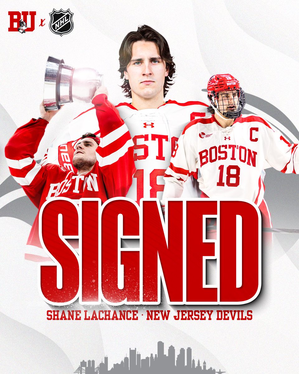 Congrats to Shane Lachance on signing a two-year deal with <a href="/NJDevils/">New Jersey Devils</a>!

Wishing you all the best as you begin your pro career, Chancer!