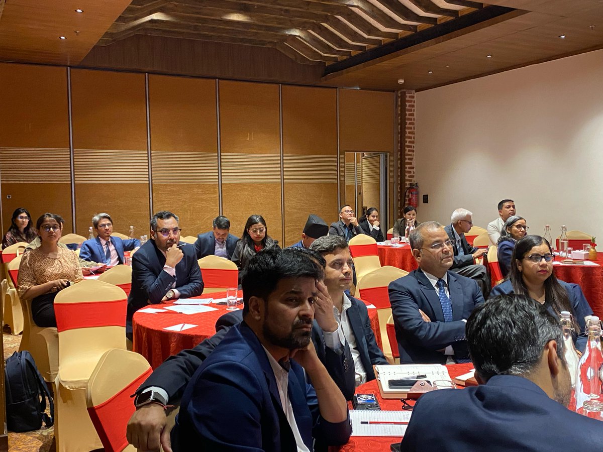 UNDPNepal's tweet image. UNDP Nepal and @mofnepal hosted an Orientation on Thematic Bond Issuance focused on #ICMA principles.

Participants from @NepalRastraBank, SEBON, PDMO, banks and investment firms explored pathways to issue green &amp;amp; social bonds—a key step toward building 🇳🇵’s thematic bond market.