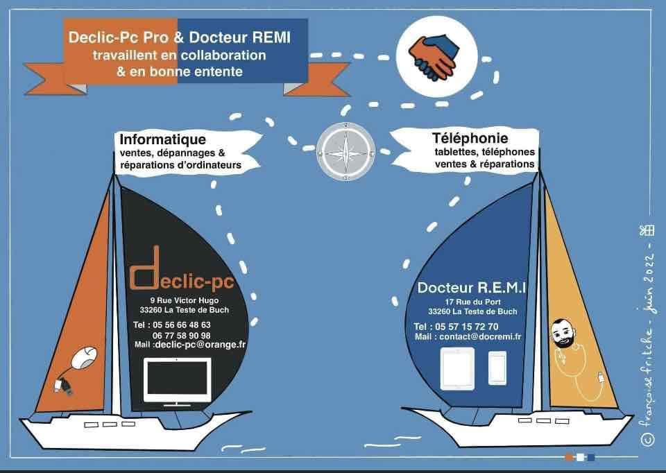 DeclicPc's tweet image. Encore et toujours une collaboration réussie entre Declic-Pc Pro et Docteur REMI ! 📷📷 Offrez-vous l'expérience et la simplicité, parfaitement adaptées à vos besoins. Ensemble, nous faisons la différence. #Informatique #Collaboration #Expertise #ServiceClient #Innovation 📷