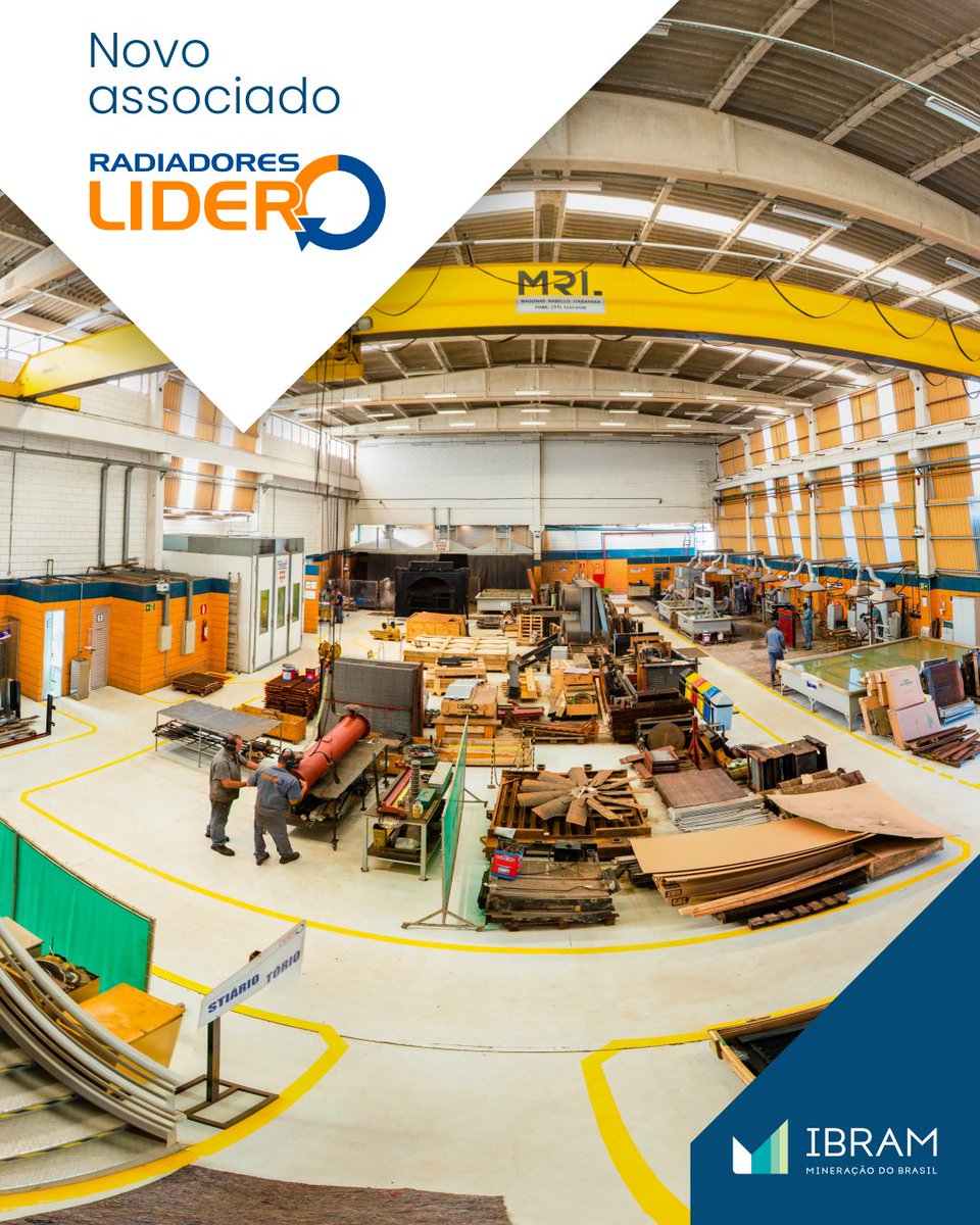 A Radiadores Líder é a nova associada do #IBRAM! Seja bem-vinda!

A empresa é especializada em radiadores veiculares, industriais, ferroviários e em componentes térmicos. 

📌 Também faça parte do time de associados do #IBRAM. Acesse o link ibram.org.br/associados/ e cadastre-se!