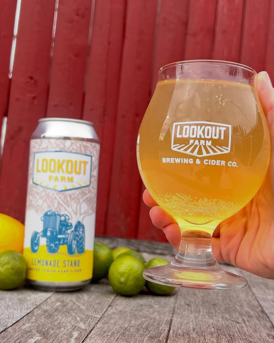 Mass Brewers Guild (@mabrewersguild) on Twitter photo Spring has sprung, and so has a fresh batch of Lemonade Stand Hard Cider! Crisp, citrusy, and oh-so-refreshing—this seasonal sipper is now on tap & in 4-packs to-go at <a href="/lookoutfarm/">Lookout Farm</a>. Swing by the taproom and taste spring in every sip! 🍋
#MAbeer #craftcider #supportsmallbusiness Spring has sprung, and so has a fresh batch of Lemonade Stand Hard Cider! Crisp, citrusy, and oh-so-refreshing—this seasonal sipper is now on tap & in 4-packs to-go at <a href="/lookoutfarm/">Lookout Farm</a>. Swing by the taproom and taste spring in every sip! 🍋
#MAbeer #craftcider #supportsmallbusiness