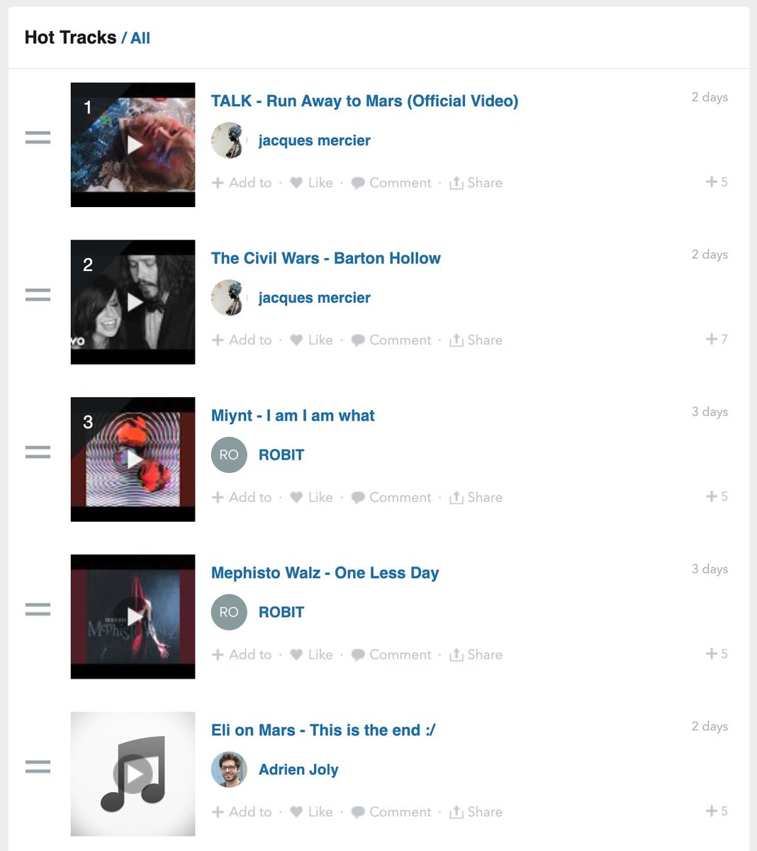 Openwhyd 🎶 tweet media