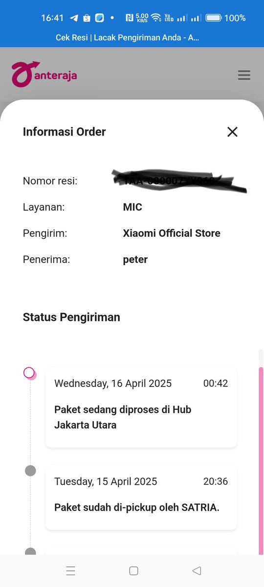 theweedguy78's tweet photo. @AnterajaCare woi dm dibls woi.paket diproses aje laporannya.anternya kapan woi. https://t.co/z8OHBE2j5S
