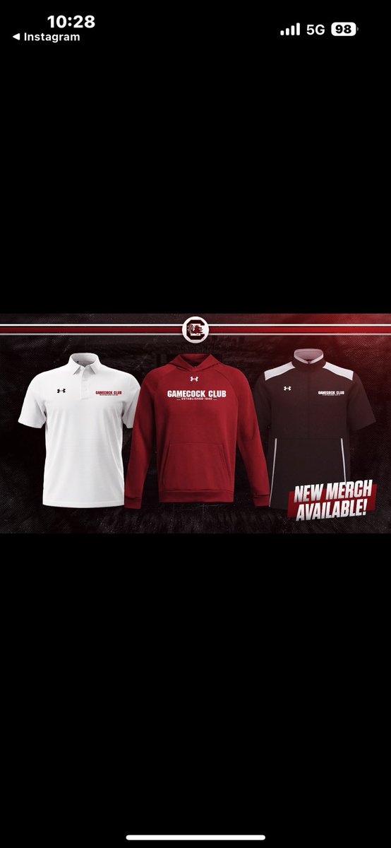 JB1⚡️ (@jaredb_14) on Twitter photo Exclusive <a href="/TheGamecockClub/">The Gamecock Club</a> merch is now available for purchase through May 1!
➡️ thegamecockclub.com/shop Exclusive <a href="/TheGamecockClub/">The Gamecock Club</a> merch is now available for purchase through May 1!
➡️ thegamecockclub.com/shop