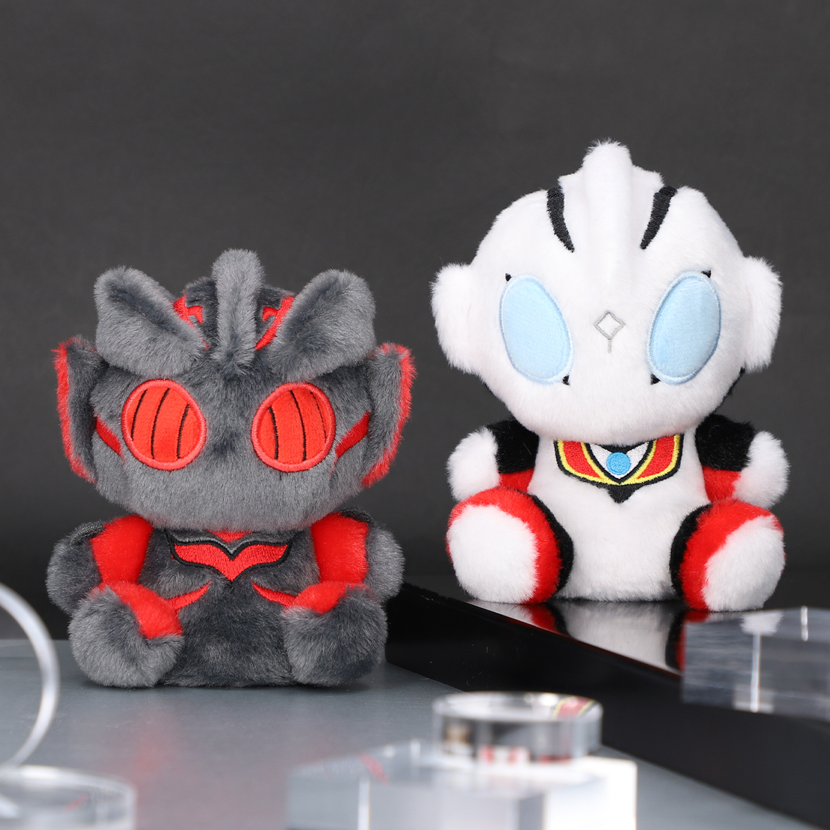 イーヴィルティガ　ダークザギ　ふわふわぬいぐるみ　ウルトラマン　未開封タグ付き ☆M78オンライン☆ ふわふわ #ダークザギ と #イーヴィルティガ のご