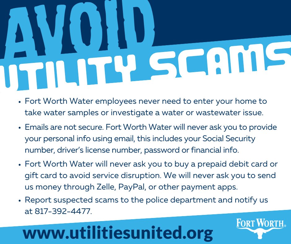 Fort Worth Water tweet media