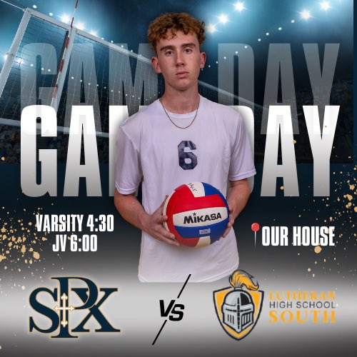 StPX_volleyball's tweet photo. Itโs Game Day! ๐๐๐
๐Lutheran South Lancers
โฐ Varsity 4:30pm
โฐ JV following
๐Our House
Letโs go boys!!! We canโt wait to see you all there cheering on your StPX Lancers!
#lancernation #StPX https://t.co/YbbYGP3xNQ