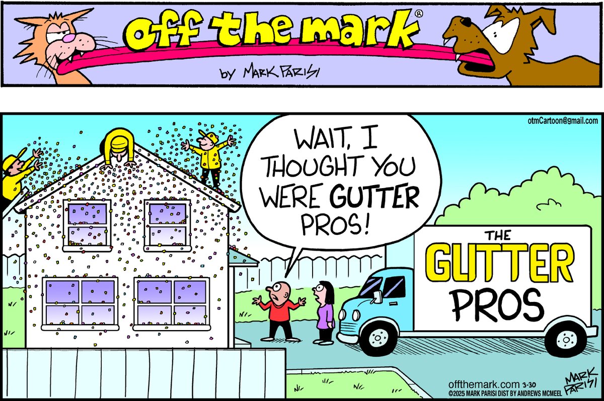gocomics's tweet photo. Proper spacing is important. https://t.co/wlXIinymOG
#OfftheMark https://t.co/FKBhS0f1kW