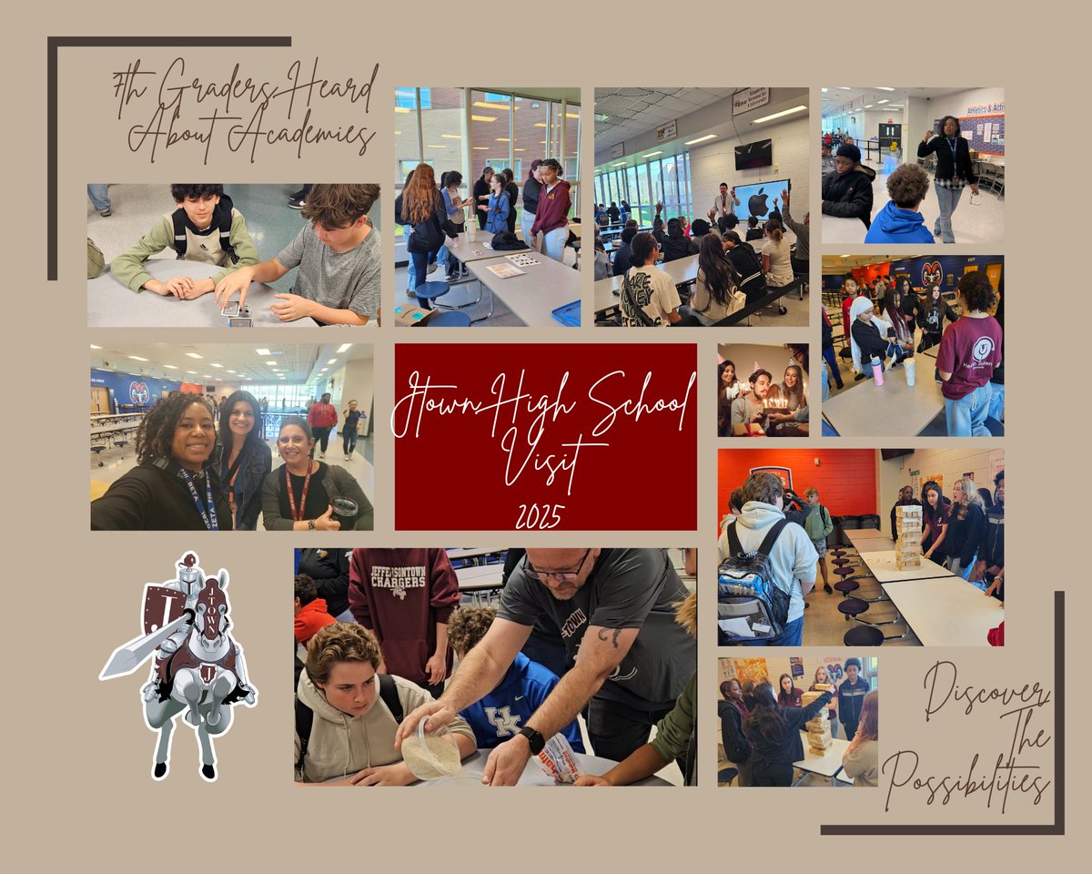 Explore Ramsey (@exploreramsey) on Twitter photo Always exciting when <a href="/JtownHS/">Jeffersontown High</a> comes to visit! Our 7th graders enjoyed the interactive activities and learning about the <a href="/AcademiesofLou/">AcademiesofLou</a>. They understood the alignment with <a href="/ExploreJCPS/">JCPS Explore Pathways</a> . #ChargerDay! <a href="/RamseyMS_JCPS/">Ramsey Middle School</a> <a href="/RamseyPrincipal/">Katie LaDuke</a> Always exciting when <a href="/JtownHS/">Jeffersontown High</a> comes to visit! Our 7th graders enjoyed the interactive activities and learning about the <a href="/AcademiesofLou/">AcademiesofLou</a>. They understood the alignment with <a href="/ExploreJCPS/">JCPS Explore Pathways</a> . #ChargerDay! <a href="/RamseyMS_JCPS/">Ramsey Middle School</a> <a href="/RamseyPrincipal/">Katie LaDuke</a>
