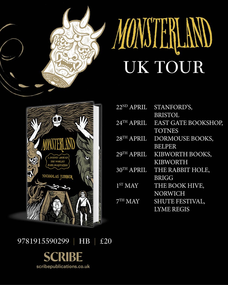 Scribe UK (@scribeukbooks) on Twitter photo Come and see <a href="/jubberstravels/">Nick Jubber</a> talk about his fantastic new book MONSTERLAND at events up and down the country - with more to come this summer and autumn! Come and see <a href="/jubberstravels/">Nick Jubber</a> talk about his fantastic new book MONSTERLAND at events up and down the country - with more to come this summer and autumn!