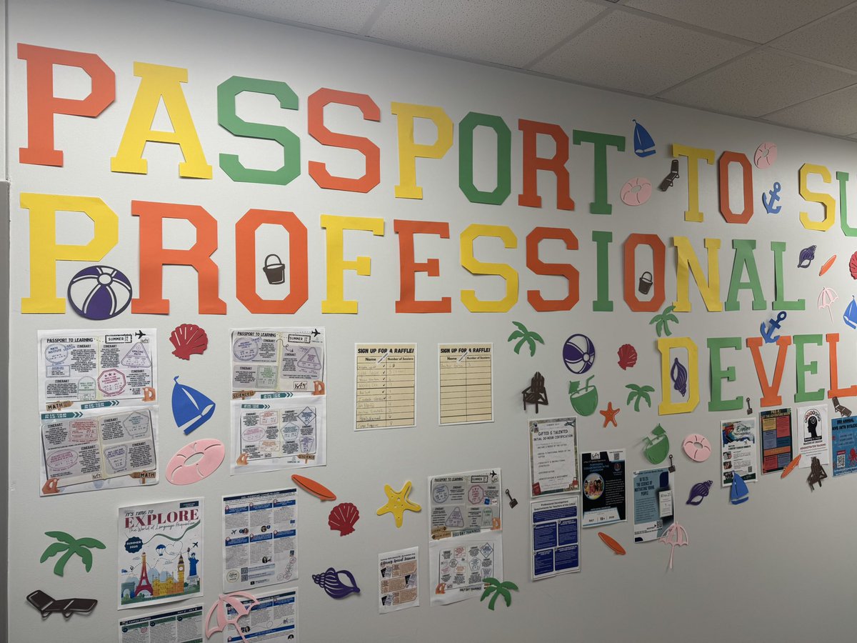 Ms. Ana Scott is signing up for summer professional development! Check out our incentives for staff at the HIVE! <a href="/officialhutsell/">Official Hutsell Hornets</a>