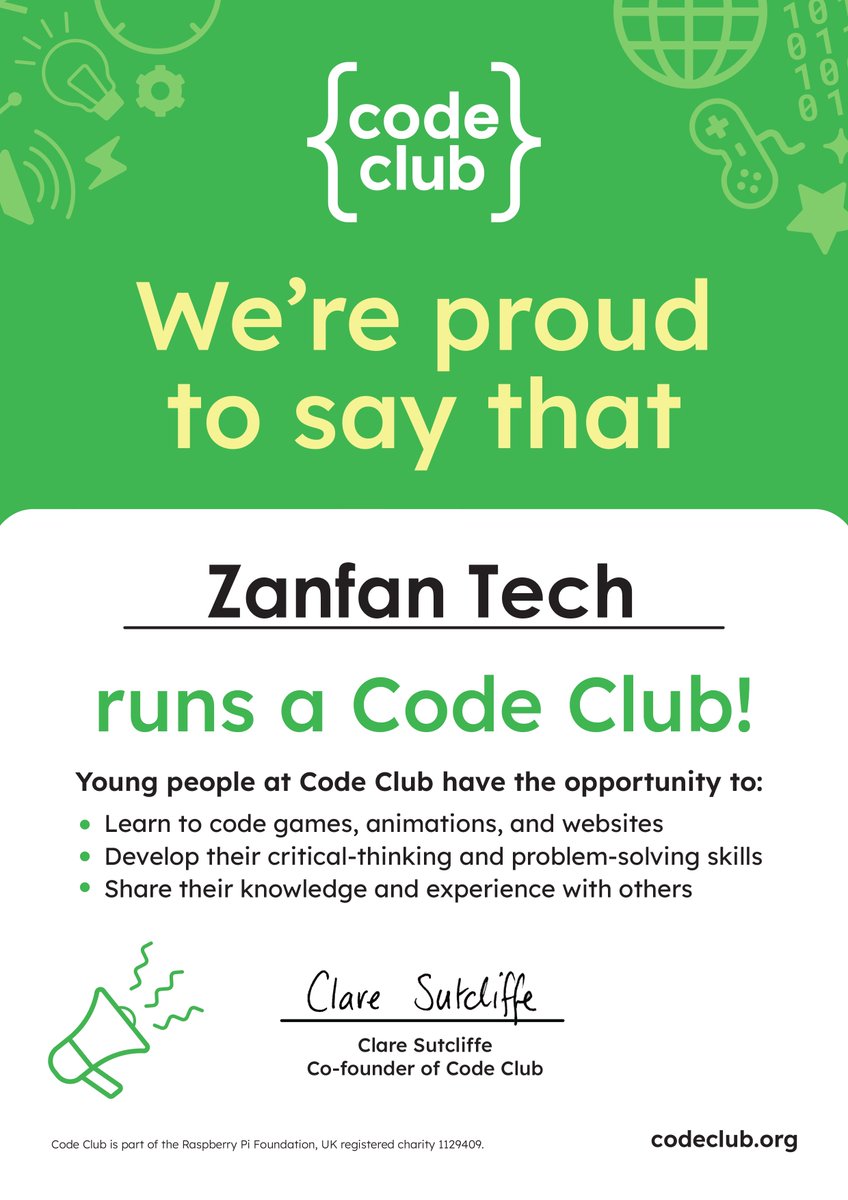 ZanfanTech's tweet photo. Zanfan Tech fait maintenant partie du réseau Code Club ! 🎉
Grâce à @CodeClub ,  les enfants en Haïti auront l'opportunité de participer à des projets comme Astro Pi Mission Space 🚀 et Coolest Projects 💡

#ZanfanTech #CodeClub #Haiti #AstroPi #CoolestProjects #enfantsEtTech https://t.co/l3Ar0reHo7