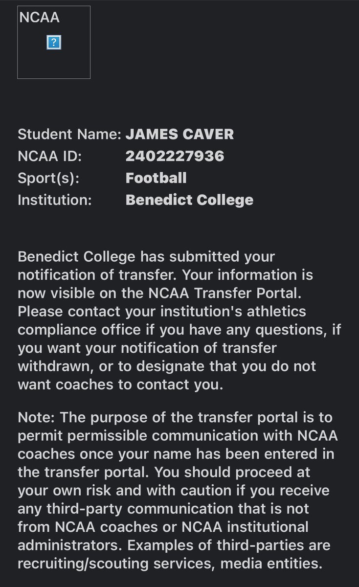 show28_t's tweet photo. I am Thankful for the opportunity that my coaches have given me to play at Benedict. With that being said I will be entering my name in the transfer portal with 3 year of Eligibility. 
 @Madhousefit @AnthonyAmpDavis https://t.co/tsvxvQgkQy