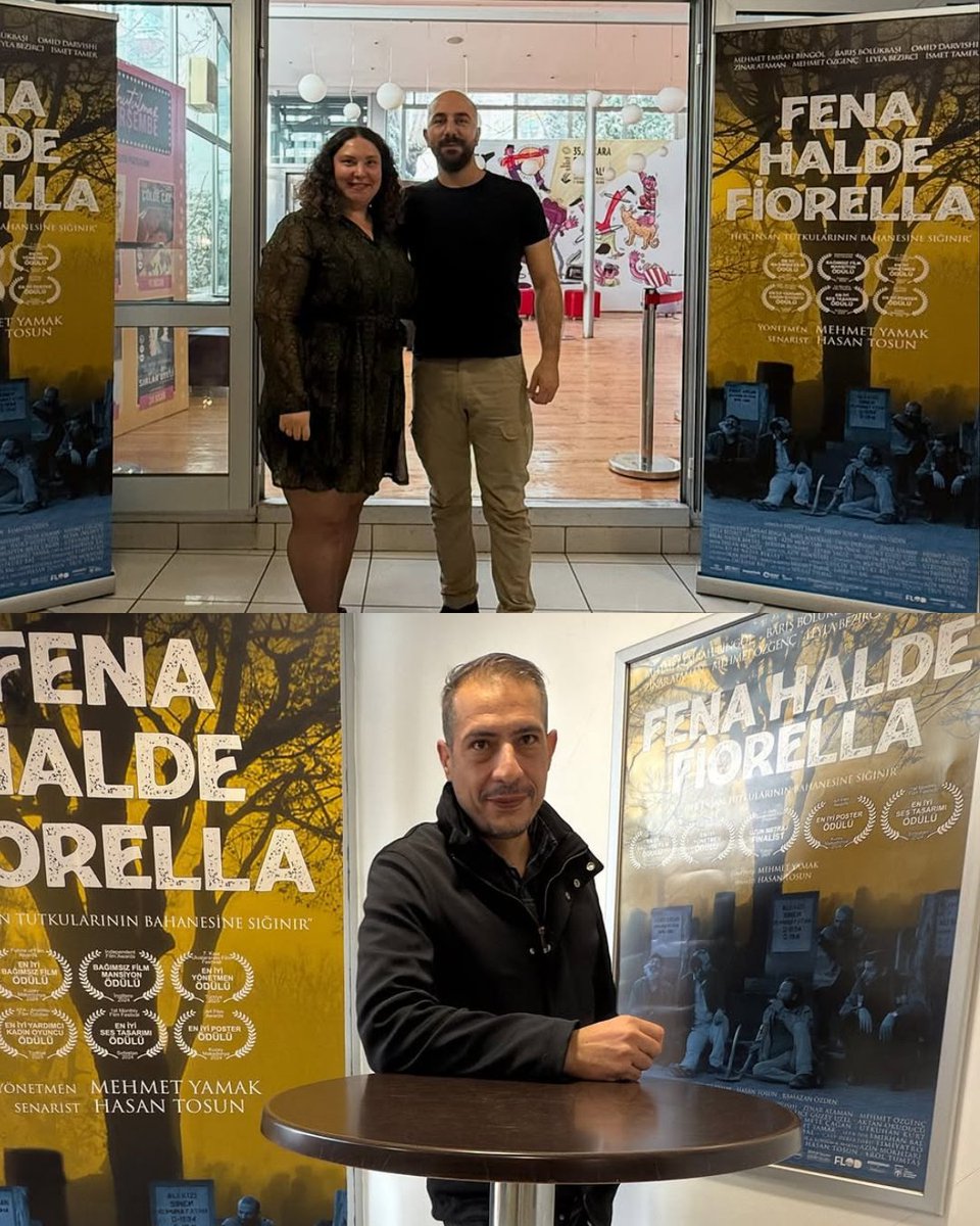 Buyulu_Fener's tweet photo. Yönetmenliğini Mehmet Yamak'ın yaptığı "Fena Hâlde Fiorella" filmi özel bir gösterimle #BüyülüFener Kızılay'daydı!

Gösterimin ardından film ekibi izleyicilerle buluştu. Bu güzel filme ve emeği geçen şahane ekibine teşekkür ederiz.

#FilmBüyülüdeİzlenir #FilmSinemadaİzlenir https://t.co/x2e5v8qDe7