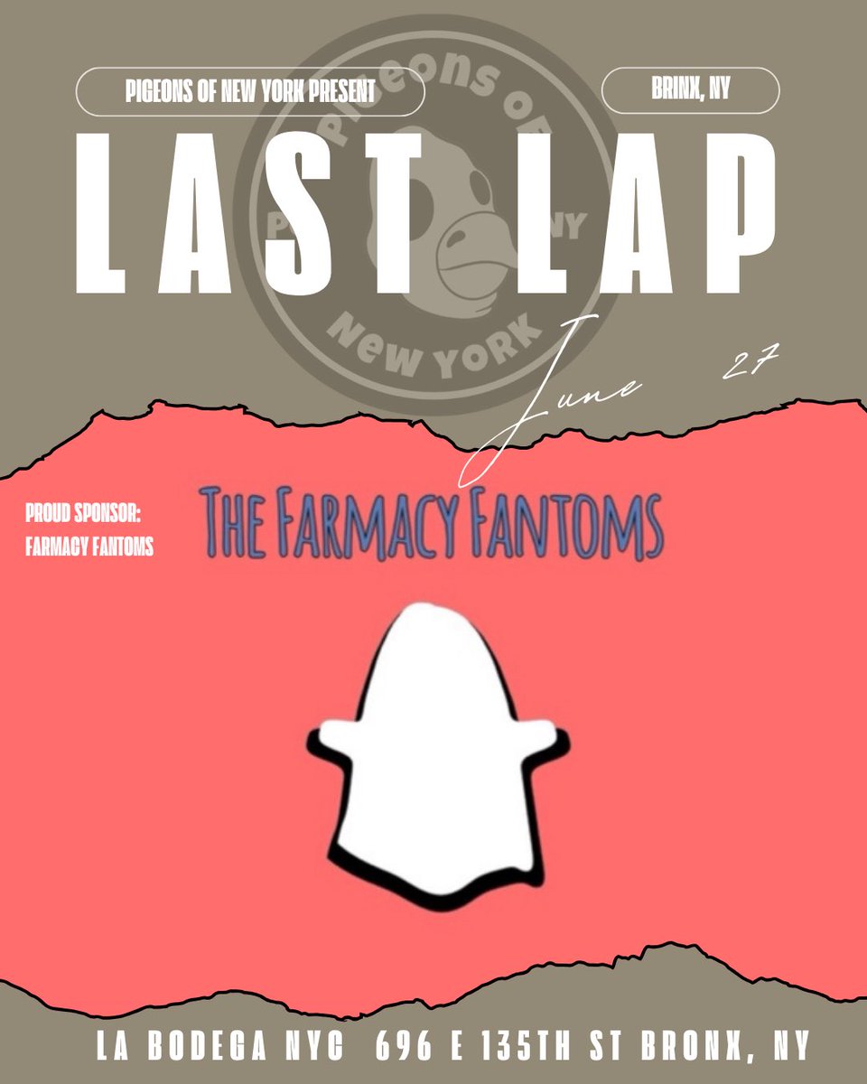Proud sponsor of Last Lap <a href="/FarmacyFantoms/">The Farmacy Fantoms 👻</a>