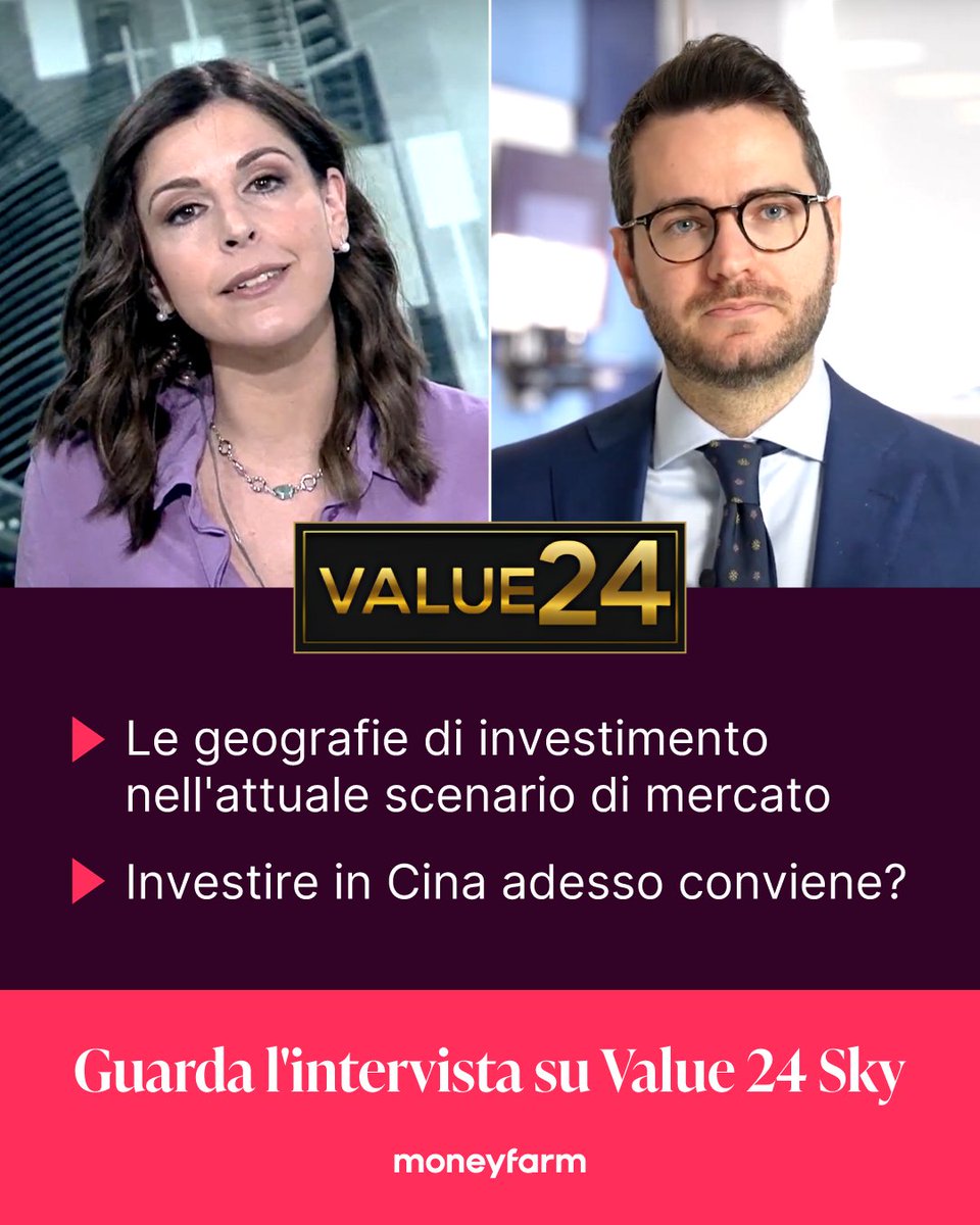 A <a href="/Value24TV/">Value 24 TV</a> con il nostro Giorgio Broggi e <a href="/IreneElisei/">irene elisei</a> si è parlato di come comportarsi di fronte alla volatilità causata dall’incertezza dell’amministrazione USA, a quali geografie guardare oltre i confini a stelle e strisce? L'intervista qui: bit.ly/42z9XJY