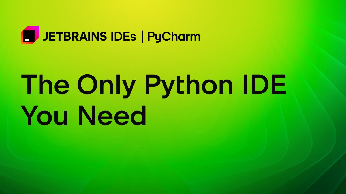 🚀 PyCharm is now one powerful, unified IDE for all Python developers!

One installation. Free Jupyter support. One-month free Pro trial. No more switching editions.

👉 Learn more and give it a try: jb.gg/one-pc