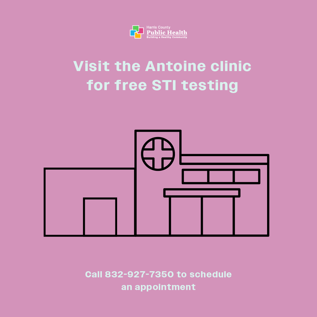 🧪 It’s STI Testing Week and there’s no better time to take control of your health.

📍 Swing by the Antoine Clinic for free, confidential testing.
🕗 Mon–Thurs: 8AM–7PM
🗓 Bi-weekly Sat: 8AM–2PM
📞 832-927-7350
#STIAwareness #GetTestedHTX #AntoineClinic #KnowYourStatus
