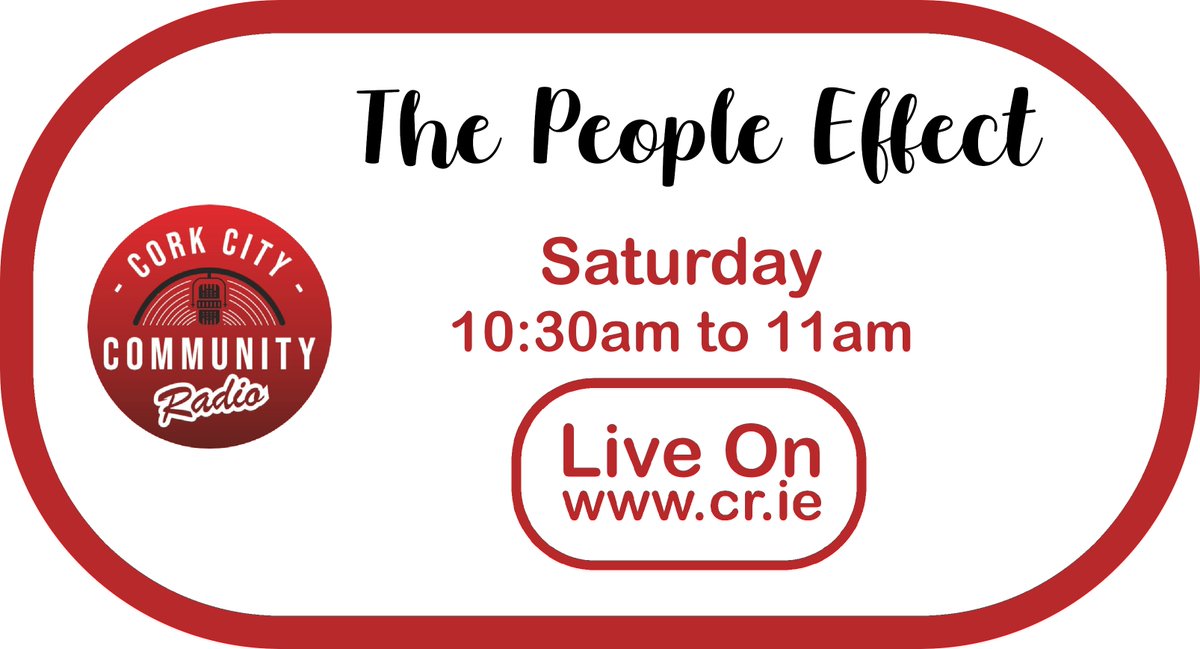 At 10:30am we've got one of the newest additions to our schedule - "The People Effect" with our hosts, Natalie and Victoria, they'll be sitting down to discuss how individuals can make a positive impact on their community
Live on cr.ie