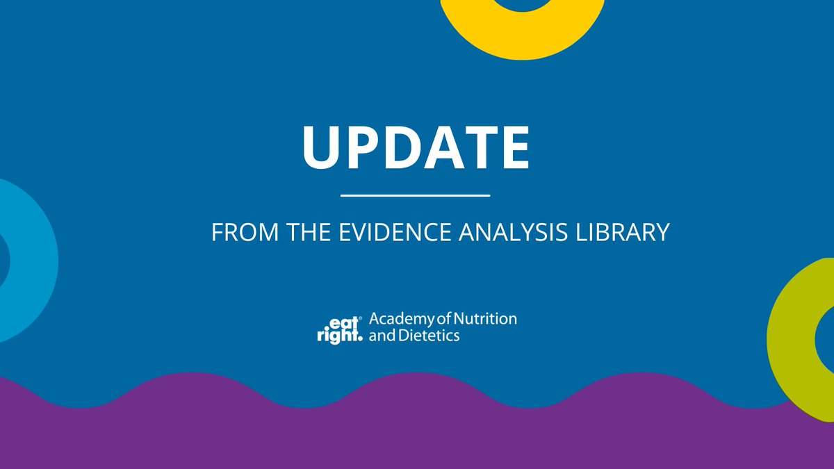 eatrightPRO's tweet photo. ✨ NEW umbrella review! ✨

📄 "Medical Nutrition Therapy for Oncology" aims to assess the impact of dietitian-led interventions on nutrition-related outcomes across all cancer types and stages.

🔗 Read the results: https://t.co/nbnMIw1LYQ

#eatrightPRO #CancerControlMonth https://t.co/I0uLYHpwbm