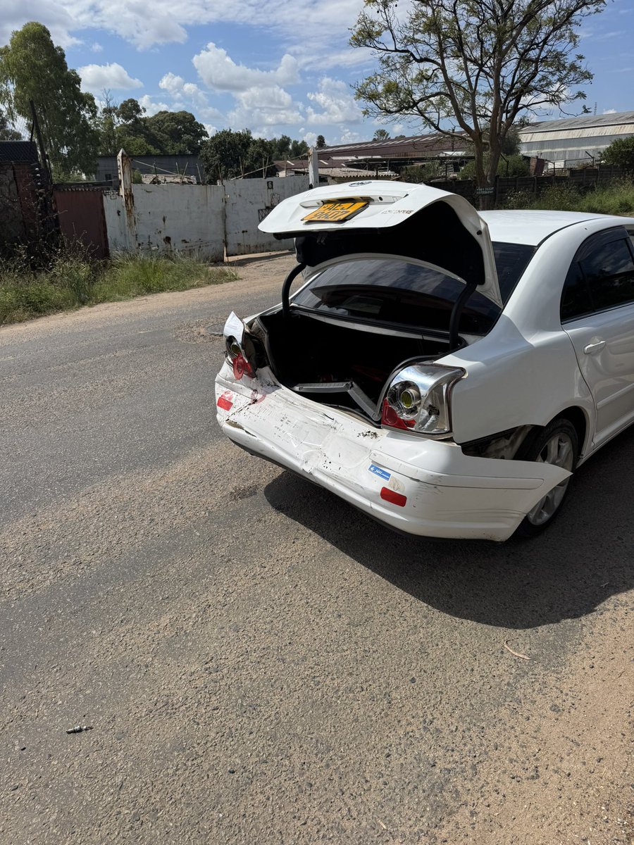 I could have died today due to minister of the year Mhona’s potholes. As I slowed down to avoid hitting one of those , the Zesa car behind me had a breaks failure. The result is some head and chest pains for m and deformed back of my car and an injured Zesa driver
