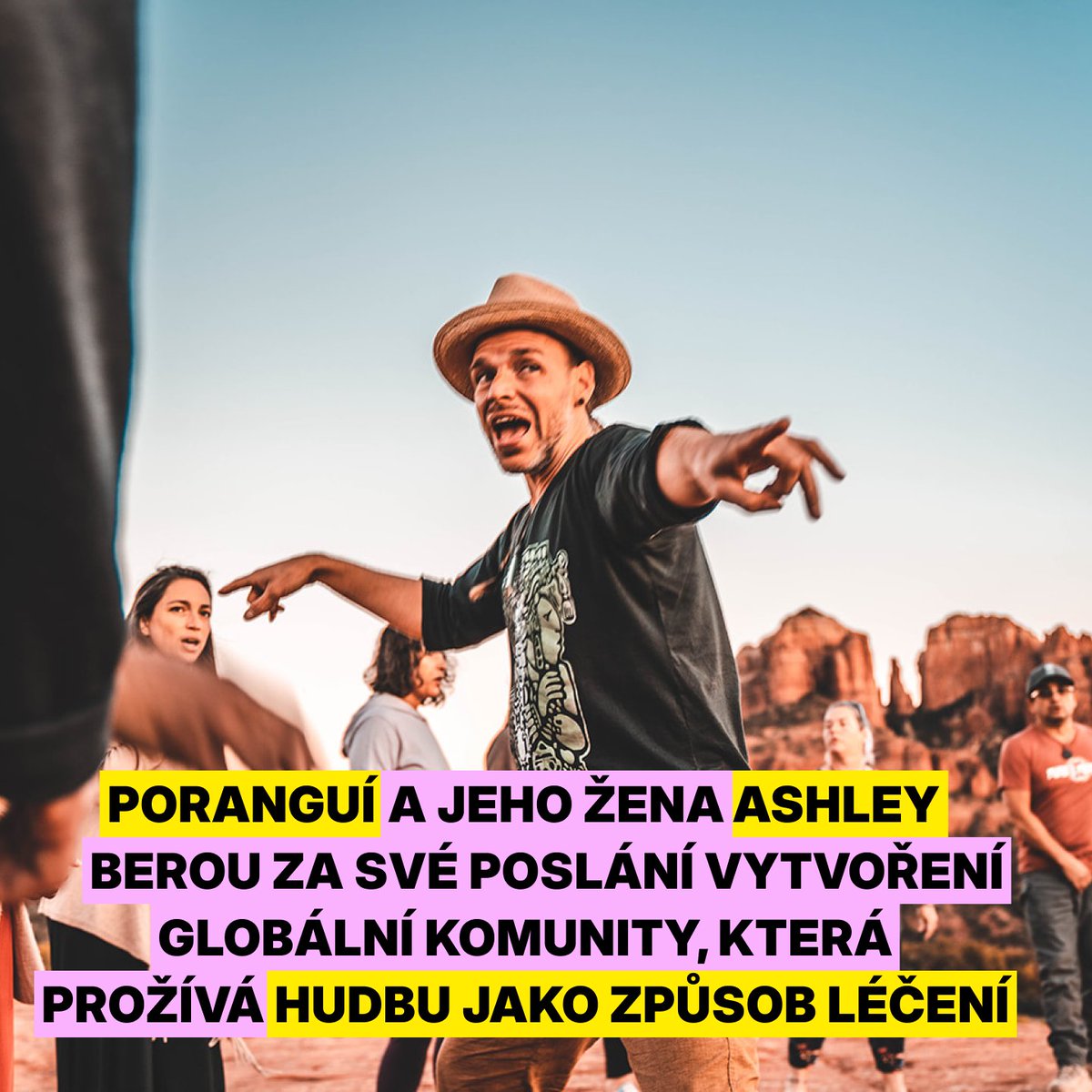colours_cz's tweet photo. Poranguí otevírá prostor pro setkání, léčení a pro návrat k sobě samým. 🌿

Nepopsatelnou energii nám skrz své vystoupení přenese na letošním ročníku Colours. 💫

Jste připraveni dát si medicínu v podobě hudebního zážitku? 💛

🎫 https://t.co/1DBkuV5bBA https://t.co/KTtWeJmfti