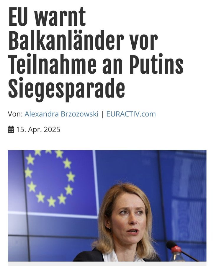 Die Geschichte ist komplex – aber wer die Befreiung Europas vom Nationalsozialismus der Roten Armee absprechen will, betreibt bewusste Geschichtsverzerrung.
27 Mio. Tote allein auf sowjetischer Seite sprechen für sich. Dass die EU heute Länder warnt, an einer Siegesparade