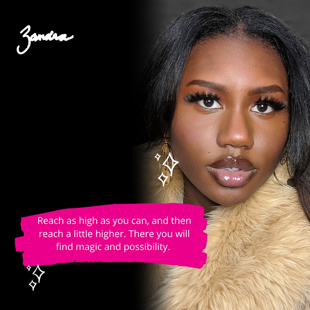 ZandraBeauty's tweet photo. Embrace the magic of believing in your potential, beauties! Let's soar to those amazing heights and then, go a bit further still. In that extra stretch, you'll discover a world filled with magic and limitless possibilities. 

#Zandra #cleanbeautyproducts #socialgood #ZandraBeauty https://t.co/HeDUxz1fsE