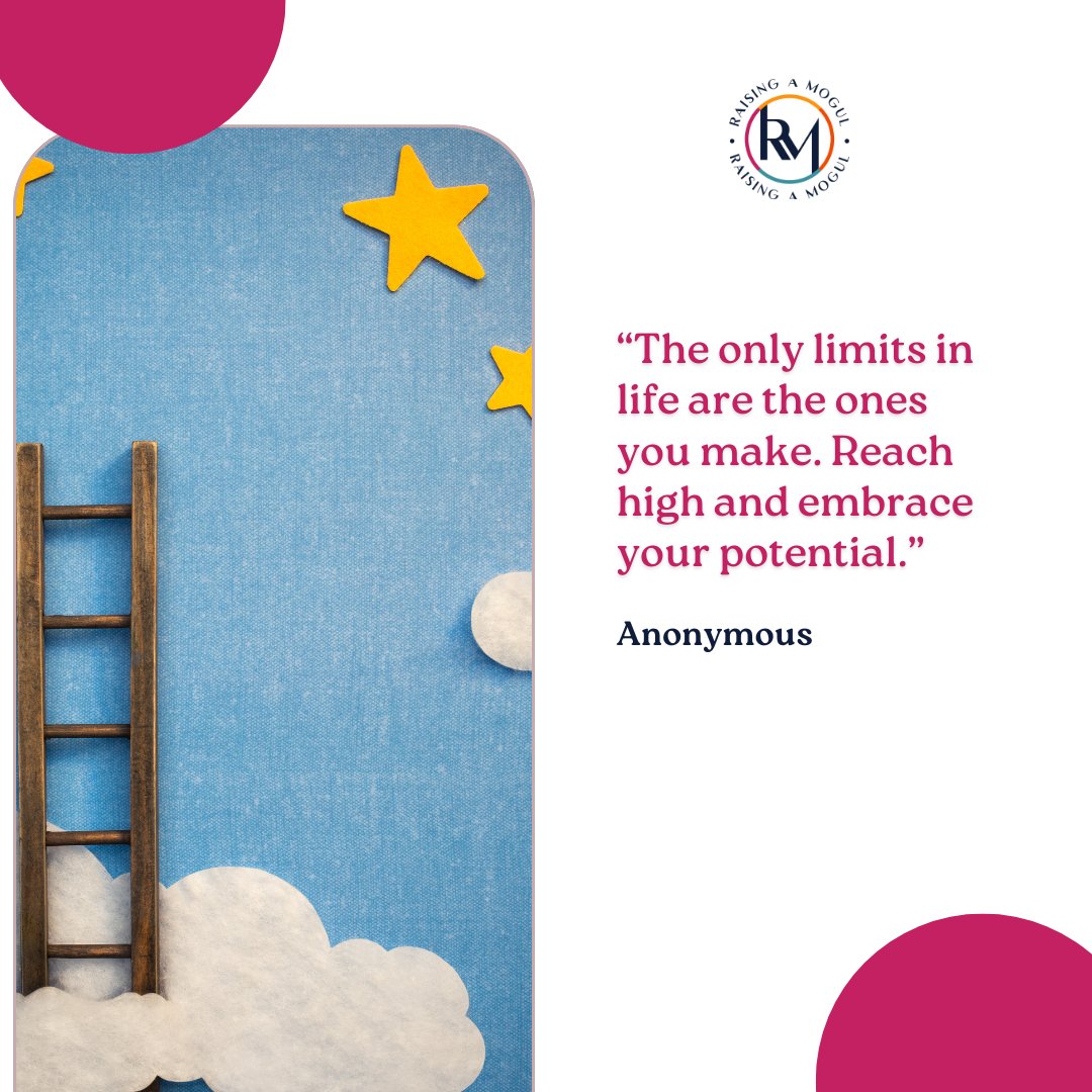 TamaraZantell's tweet photo. Reach for the stars—it's 'Reach As High As You Can Day'! ✨Today reminds us that limits exist only in our minds. Let's challenge ourselves and push our boundaries further. Let's go higher; let's dream bigger.  🚀 

#raisingamogul #youngmogul #kidspreneurs #youngCEO #ReachHigh https://t.co/9dWcYtQwzZ