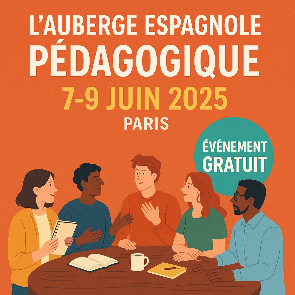Romain Bourdel-Chapuzot (@rombourdel) on Twitter photo Pas de badge. Pas de conférencier vedette. 
Juste vous, nous, et des idées à partager.
Du 7 au 9 juin à Paris.
link.infini.fr/aep
#AEP25 #pedagogie #enseignement Pas de badge. Pas de conférencier vedette. 
Juste vous, nous, et des idées à partager.
Du 7 au 9 juin à Paris.
link.infini.fr/aep
#AEP25 #pedagogie #enseignement