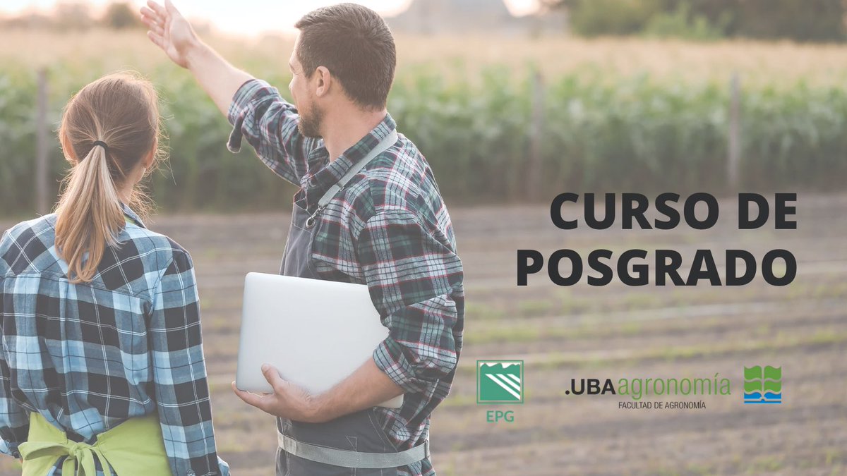 Curso de Posgrado| Erosión Eólica: su Medición, Predicción y Control
🗓️12 al 16 de mayo 
👨‍🏫Docentes: Dr. Daniel E. Buschiazzo. Y Dr. Mariano J. Mendez.
✅Modalidad: Presencial Remoto
🔗+ info e inscripción: epg.agro.uba.ar/course/erosion…