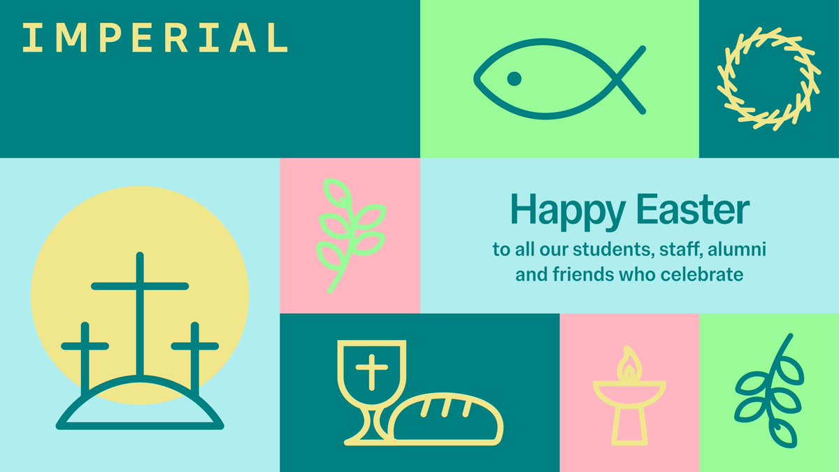 Imperial Medicine (@imperialmed) on Twitter photo From tomorrow, <a href="/imperialcollege/">Imperial College London</a> is closed for Easter, reopening on Wednesday 23 April. 🐣🐰🌻
We wish #OurImperial community a safe, happy and restful break! From tomorrow, <a href="/imperialcollege/">Imperial College London</a> is closed for Easter, reopening on Wednesday 23 April. 🐣🐰🌻
We wish #OurImperial community a safe, happy and restful break!