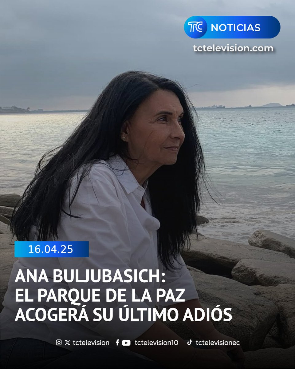 El Parque de la Paz acogerá el velatorio de la querida exconductora de TC Televisión. Una despedida que deja un vacío en la televisión ecuatoriana. Todos los detalles aquí: bit.ly/4in2Ry1