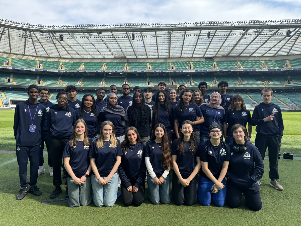 Last week, LYG33 held its second session of the season at Allianz Stadium,Twickenham Stadium!

The day was all about building employability skills, connecting with their wider community , and exploring how young people can drive real impact in sport within their boroughs . They