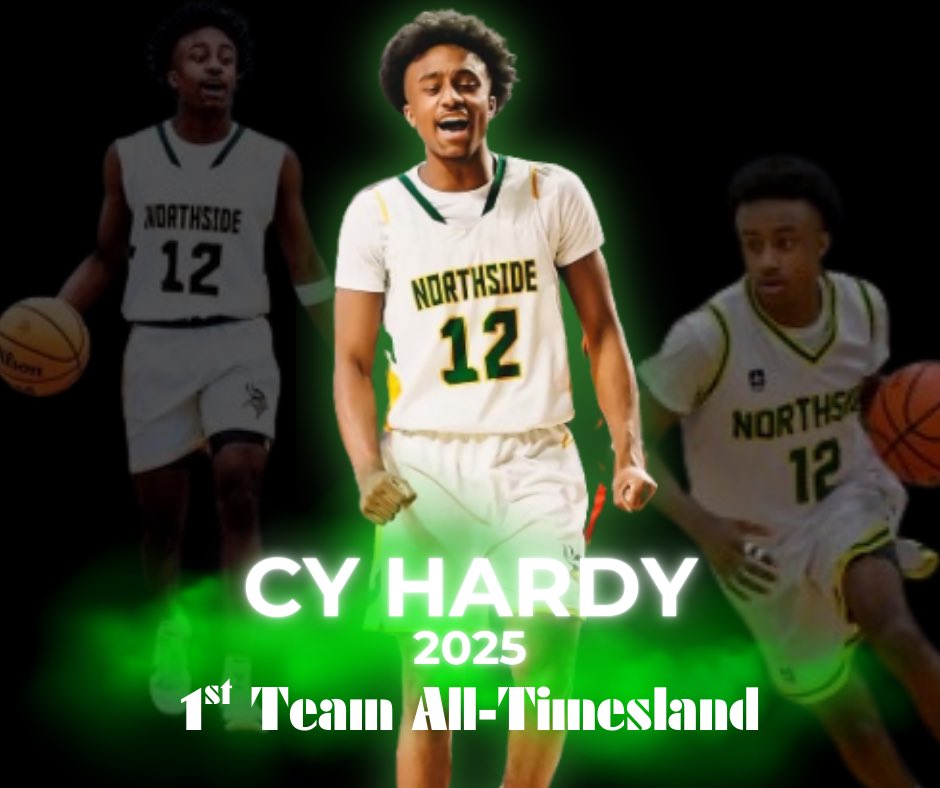 Congratulations Cy on being Named 1st Team All-Timesland