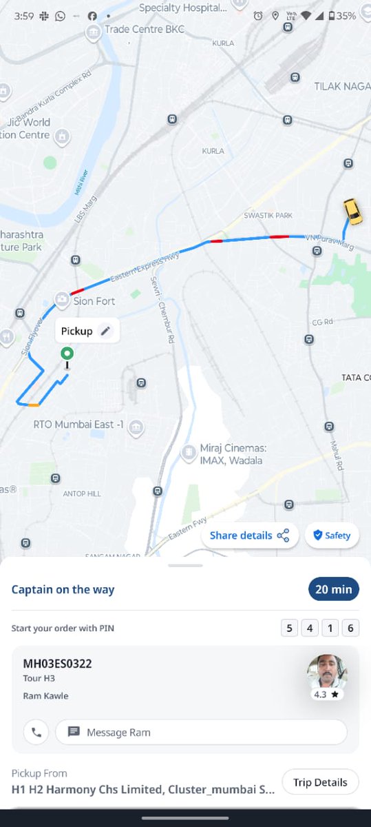 ashuganage's tweet photo. Hey @RapidoRide, your service is getting worse every day. Booked a ride at 2 PM, the driver kept saying he's coming, made me wait for an hour, then suddenly says "bike broke down" and went to BKC himself! this is your service? . #Rapido #WorstService  @rapidobikeapp #sion https://t.co/rJMSECG4db