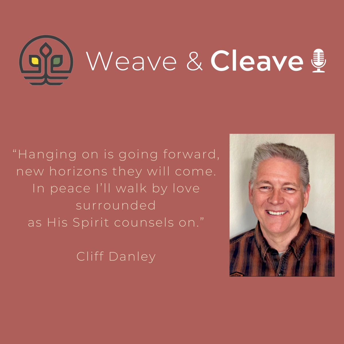Weave &amp; Cleave Podcast (The Faithful City)

Season 4 Episode 8: 
Painful Grace: An Interview with Cliff Danley (April 23 Weaver and Cleave Conference Breakout Panelist)

Spreaker
spreaker.com/episode/painfu…

Apple Podcast 
podcasts.apple.com/us/podcast/wea…