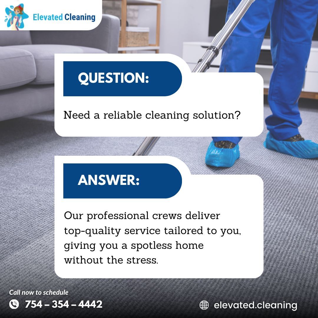 ElevatedCleanFL's tweet photo. Experience the joy of a spotless home with Elevated Cleaning, proudly serving Fort Lauderdale and Broward County! #FreshlyCleaned #JoyfulHome #SuperiorCleaning #FortLauderdale #BrowardCounty
https://t.co/vXSv5DZaFw
754-354-4442 https://t.co/CA6NrpSFG3