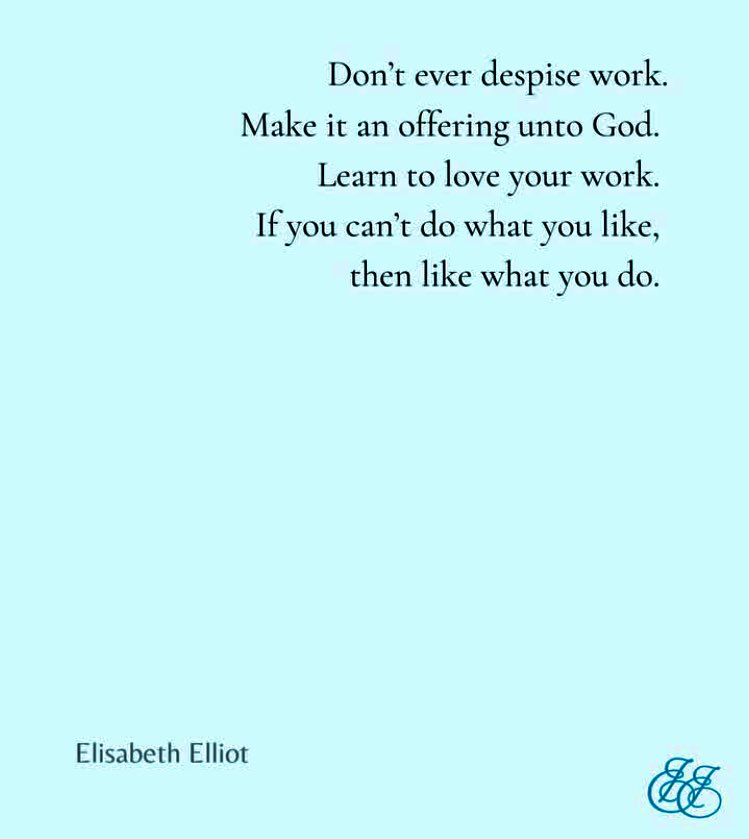 “WORK willingly at whatever you do, as though you were working for the Lord rather than for people.”
Colossians 3:23 

🩵🤍🩵🤍🩵